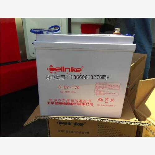 赛耐克Cellnike铅酸蓄电池3-EV-170/6V170ah电动汽车/巡逻观光车