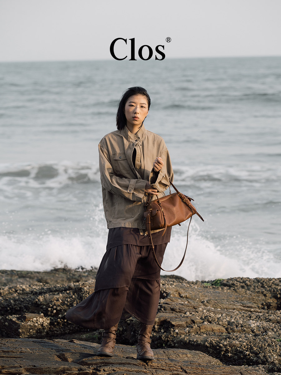 Valentine's Day Gift | Clos New Forma Pillow Bag Vegetable-Tanned Top Grain Cowhide Shoulder Crossbody Bag - Thumbnail 2