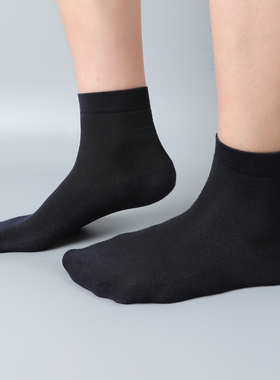 M竹纤维网眼透气商务中筒袜子男春秋四季防臭袜男袜子SXBYM201901