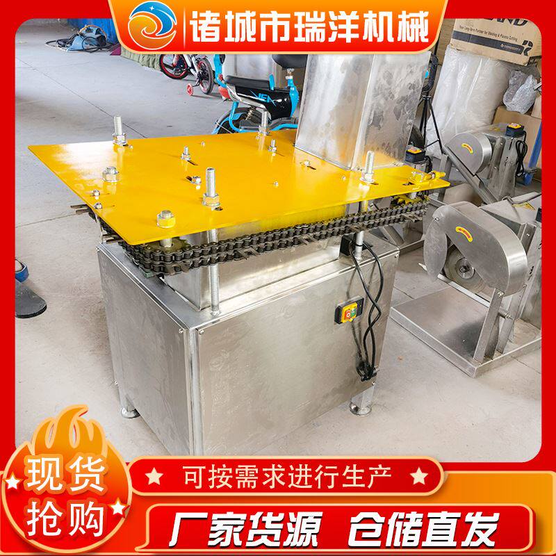 连续式鸡爪脱骨机 自动泡椒凤爪去骨机 无骨鸡爪加工脱骨设备