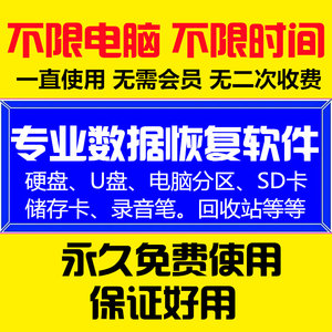 硬盘分区存储卡U盘（优盘）数据恢复软件数据恢复精灵单用户版