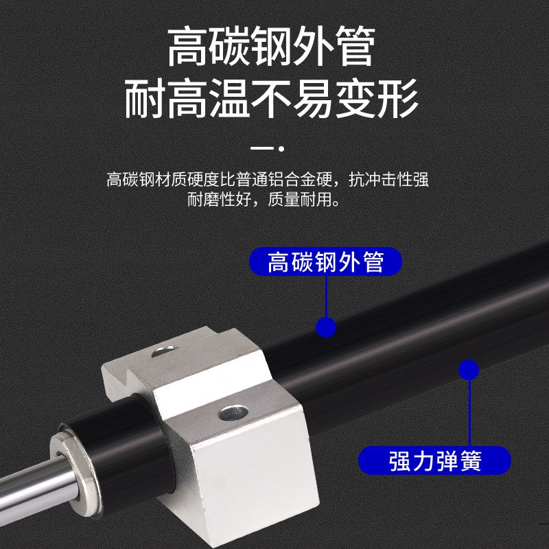 气缸HR15/30/60/80/100油压液压阻尼器SR可调气动稳速器减震工业