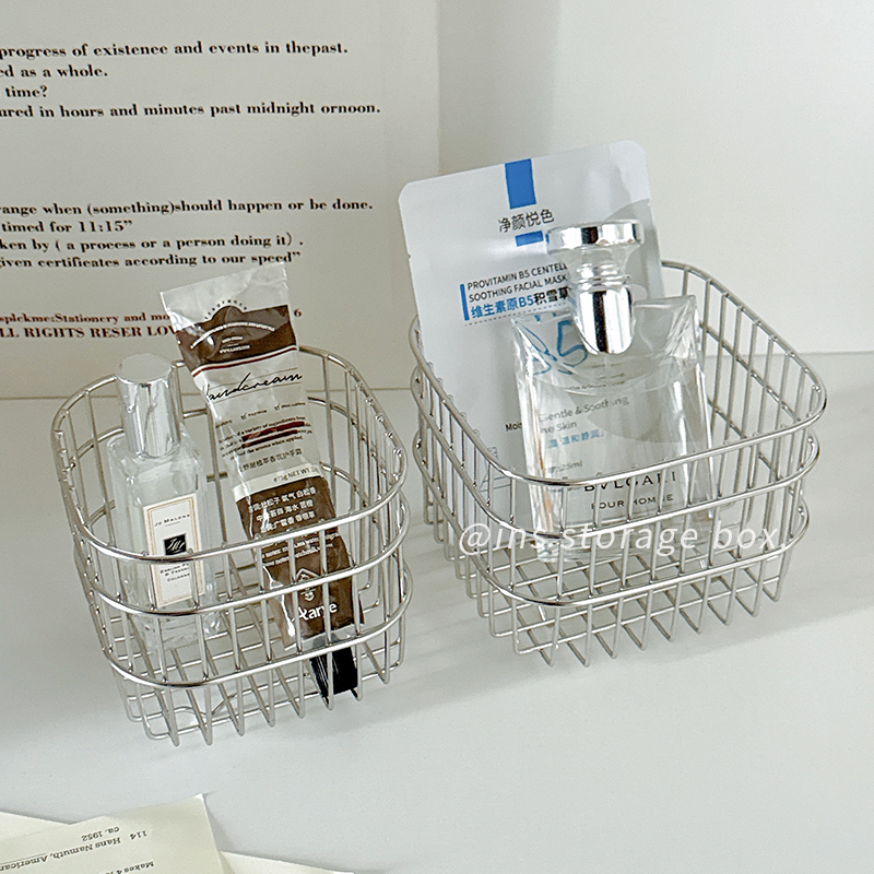 不锈钢收纳筐多功能整理盒