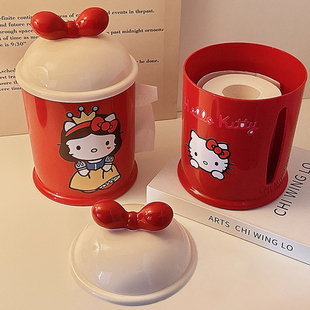 可爱纸巾盒客厅桌面抽纸盒装饰摆件创意抽纸筒卫生间纸巾收纳盒