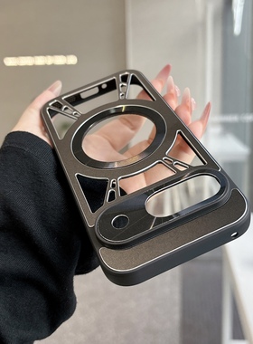 铝合金适用于Pixel9Pro手机壳新款pixel9proXL专用保护套360旋转磁吸支架谷歌9A夏季金属散热9xl镂空透气男女