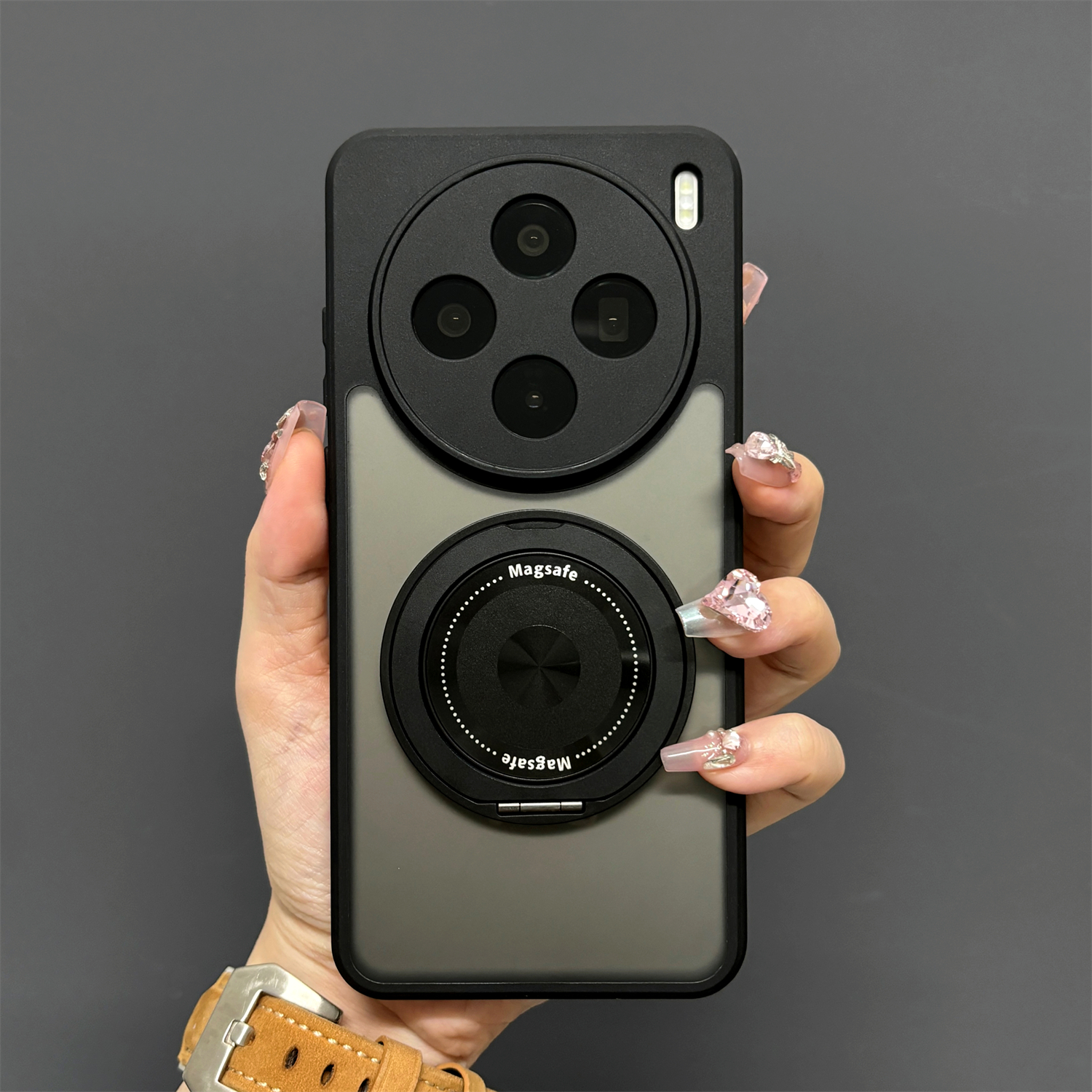 vivox200手机壳旋转磁吸支架