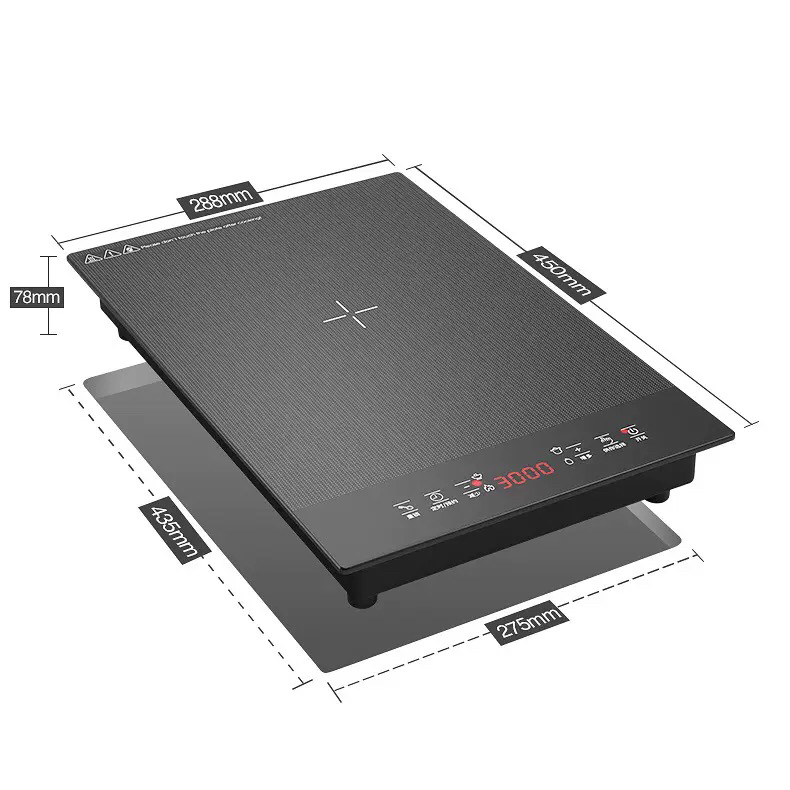 美标澳洲110V/220V触摸式电磁炉家用多功能大功率UL火锅SAA