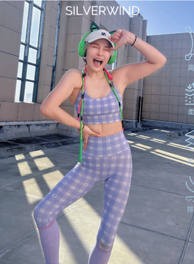 个性运动健身瑜伽服套装女