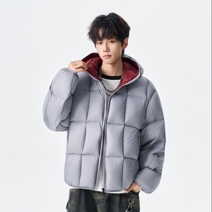 暴力熊春秋新款 潮保暖百搭休闲宽松面包服外套 连帽羽绒服情侣同款