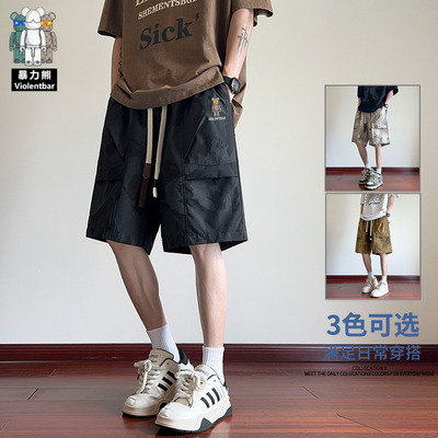 暴力熊短裤男款夏季新款裤子休闲