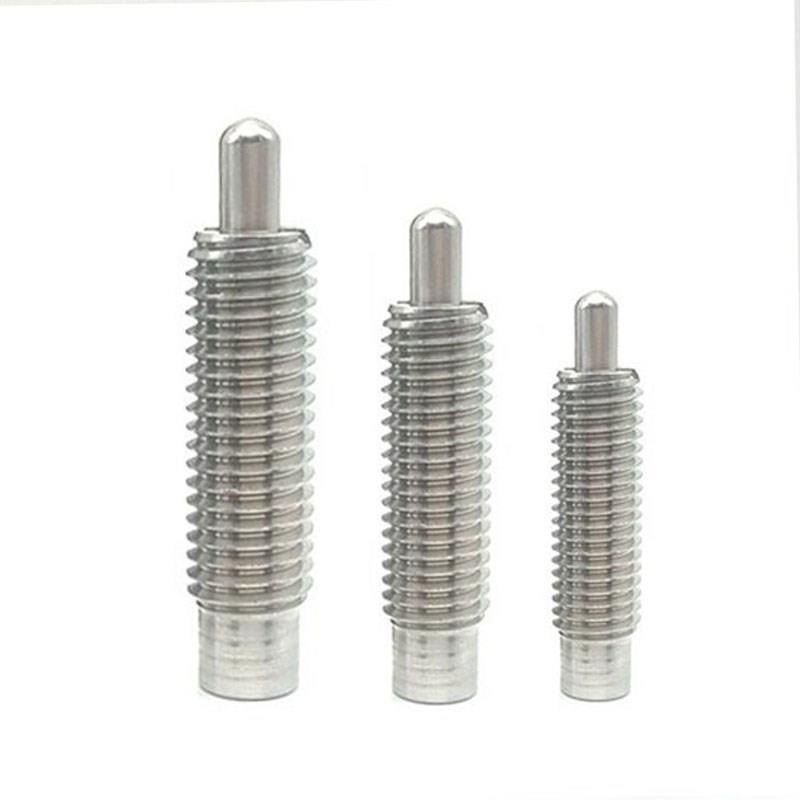 304不锈钢弹簧柱塞 重载 钢制凸销 弹顶销PJHW3/4/5/6/8/10/12