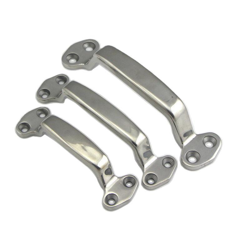 不锈钢椭圆拉手工业门把手弓形实心拉手提手XAG86-L120-L150-L178