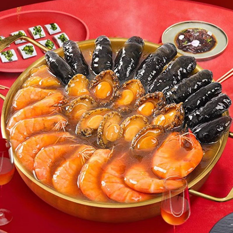 福建佛跳墙金汤加热即食鲍鱼海参花胶原材料海鲜大盘菜年货送礼品,水产肉类/新鲜蔬果/熟食,海参类预制菜,淘宝优惠券,粉丝福利购,淘宝优惠卷