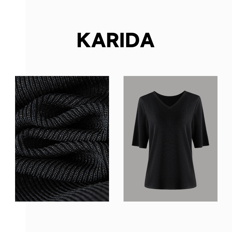 芮达短袖针织衫Karida