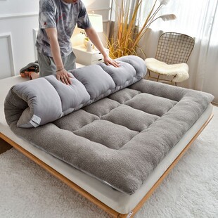 一米五1米5的榻榻米床垫绒面毯子床铺垫褥子垫背床褥子冬天一米二