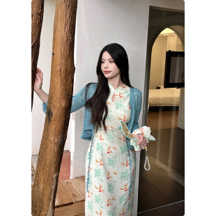 系带长袖 糯米子 早春短款 防晒蕾丝针织开衫 上衣外套 微醺小衫