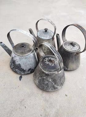 怀旧老物件民俗杂项老烧水壶老铝壶老旧水壶铝壶农村旧货收藏摆件