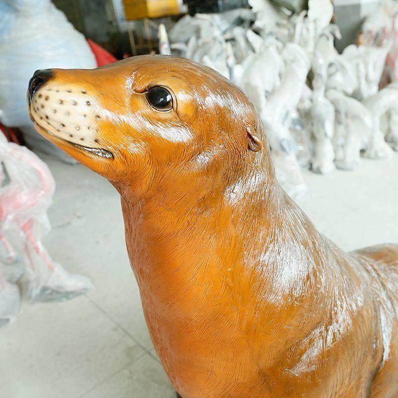 户外仿真海豹摆件玻璃钢雕塑海狮海洋动物园沙滩泳池水族馆装饰品,家居饰品,户外/庭院摆件,淘宝优惠券,粉丝福利购,淘宝优惠卷