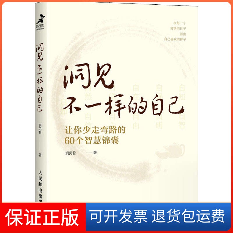 【保正版】洞见不一样的自己 让你少走弯路的60个智慧锦囊洞见君人民邮电出版社9787115592187 - 实物图