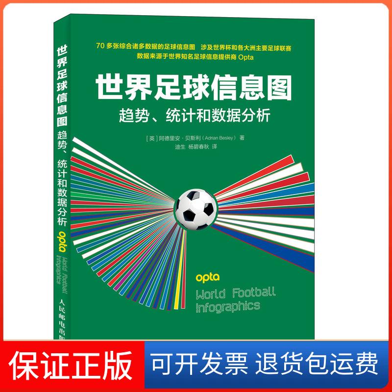 【保正版】世界足球信息图.趋势.统和据分析[英]阿德里安?贝斯利（Adrian Besley） 著 迪生 杨碧春秋 译人民邮电出版社