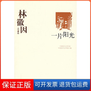 社 一片阳光中國現代文學百家林徽因华夏出版 保正版