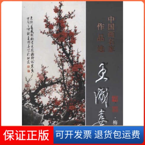 【保正版】中画名作选:王成喜.梅花王成喜 绘天津人民美术出版社9787530546239