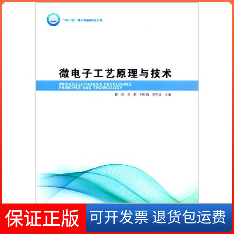 【保正版】微电子工艺原理与技术田丽；王蔚；刘红梅；任明远哈尔滨工业大学出版社9787560390673