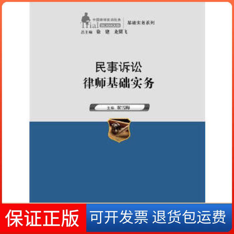 【保正版】民事诉讼律师基础实务（中国律师实训经典&middot;基础实务系列）翟雪梅中国人民大学出版社9787300191881