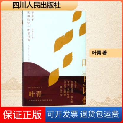 【保正版】下辈子更加决定叶青 著四川人民出版社9787220104107