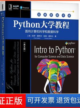 【保正版】Python教程:面向计算机科学和数据科学:learning to program with ai, big data  and the cloud:英文版