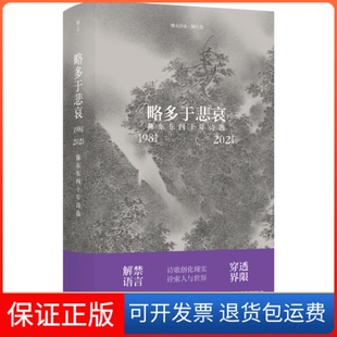 【保正版】略多于悲哀 陈东东四十年诗选 1981-2021陈东东上海三联书店9787542678690