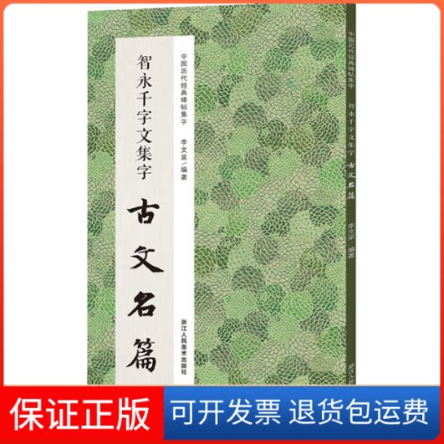 【保正版】智永千字文集字古文名篇李文采 编浙江人民美术出版社9787534096303