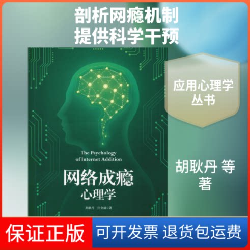【保正版】网络成瘾心理学胡耿丹 等 著北京师范大学出版社9787303237036