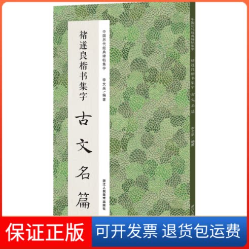 【保正版】中国历代经典碑帖集字 褚遂良楷书集字古文名篇李文采 编浙江人民美术出版社9787534096280