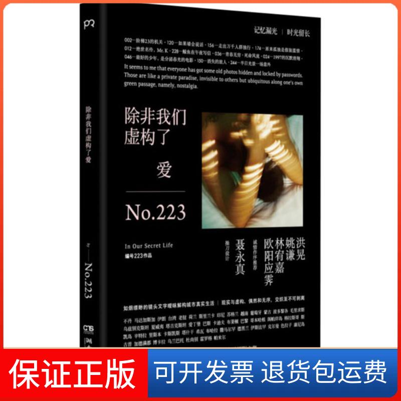 【保正版】除非我们虚构了爱编号223 著 著作湖南文艺出版社9787540476366