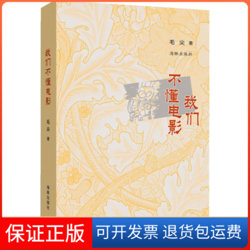 【保正版】我们不懂电影毛尖 著作海豚出版社9787511016485