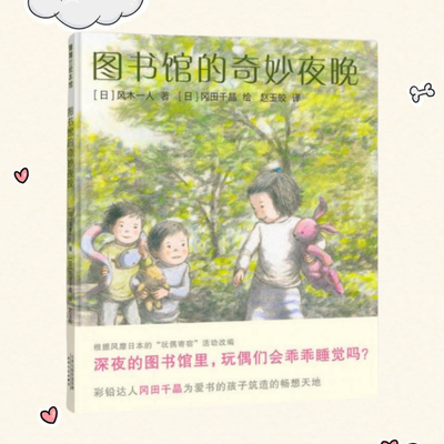 【保正版】图书馆的奇妙夜晚 风木一人 著 天津人民出版社
