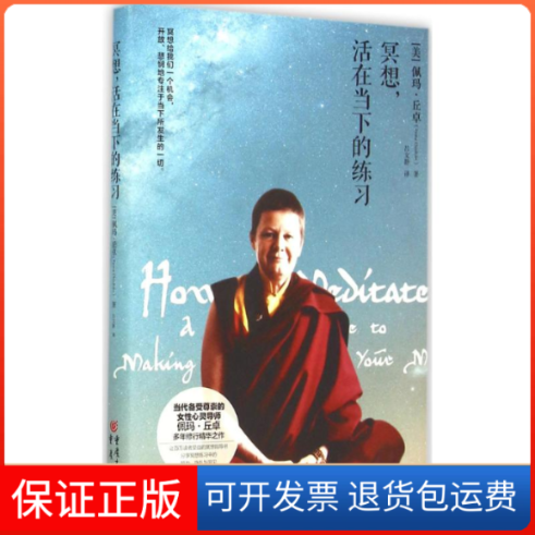 【保正版】冥想,活在当下的练习(美)佩玛·丘卓(Pema Chodron) 著;吕文静 译 著作重庆出版社9787229101909