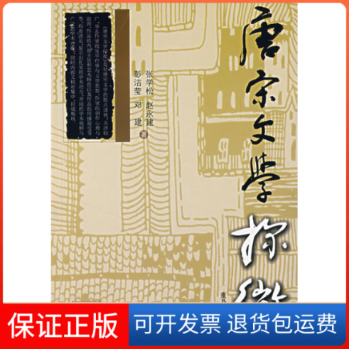 【保正版】唐宋文学探微张学松吉林人民出版社9787206053221