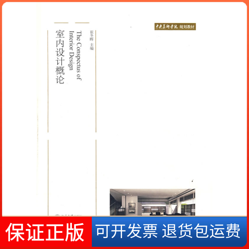 【保正版】室内设计概论崔冬晖北京大学出版社9787301122426