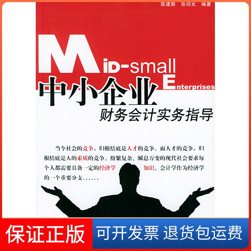【保正版】中小企业财务会计实务指导陈建斯中国财政经济出版社9787500576624