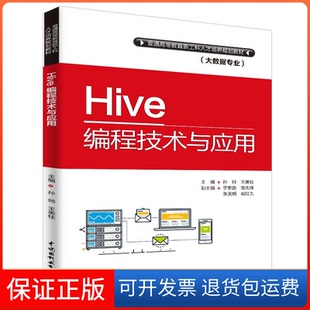 【保正版】HIVE编程技术与应用/孙帅/普通高等教育新工科人才培养规划教材(大数据专业)孙帅中国水利水电出版社9787517069140
