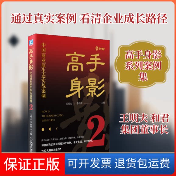 【保正版】高手身影 中国商业原生态实战案例 2王明夫,李向群 编机械工业出版社9787111678052