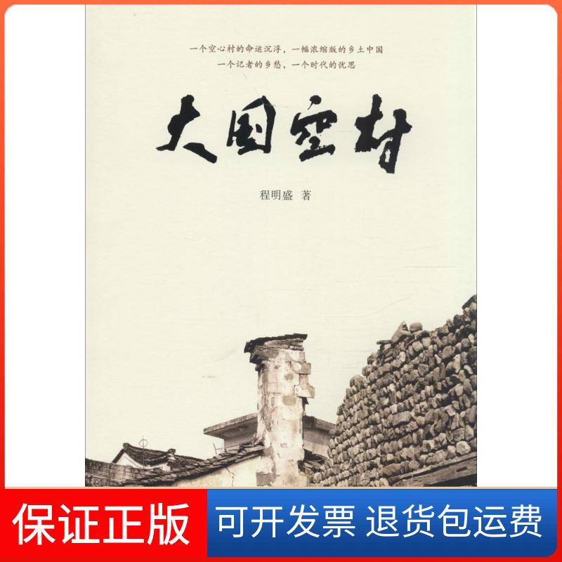 【保正版】大国空村程明盛暨南大学出版社