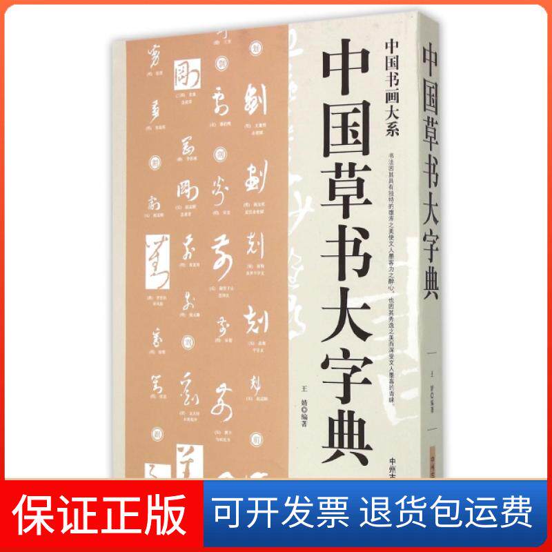 【保正版】中国草书大字典/中国书画大系王婧中州古籍出版社9787534850561