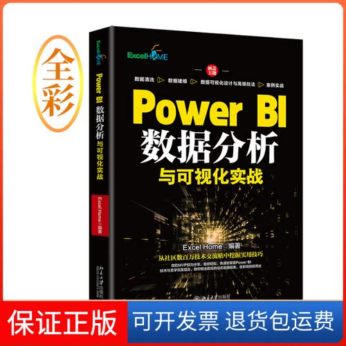 【保正版】Power BI数据分析与可视化实战Excel Home北京大学出版社9787301333563