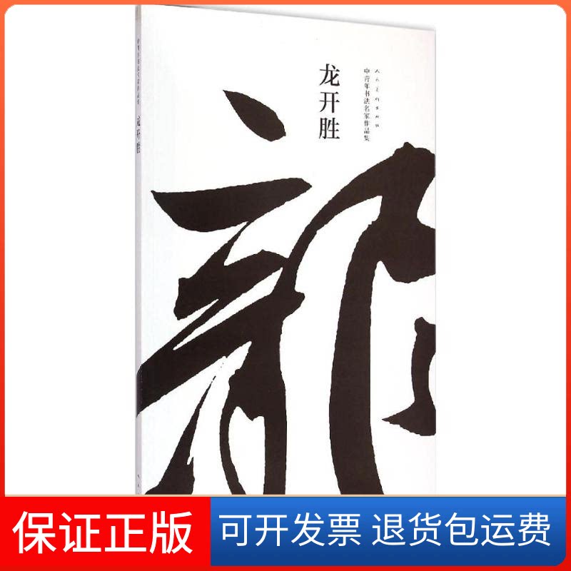 【保正版】中青年书法名家作品集龙开胜 著 著人民美术出版社9787102070971