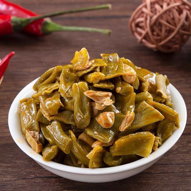 下饭菜酸豆角北极源萝卜丁酸豆角