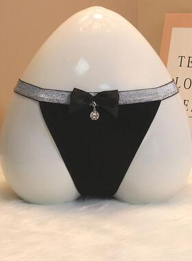 thin women silk sexy seamless women for thong waist bow