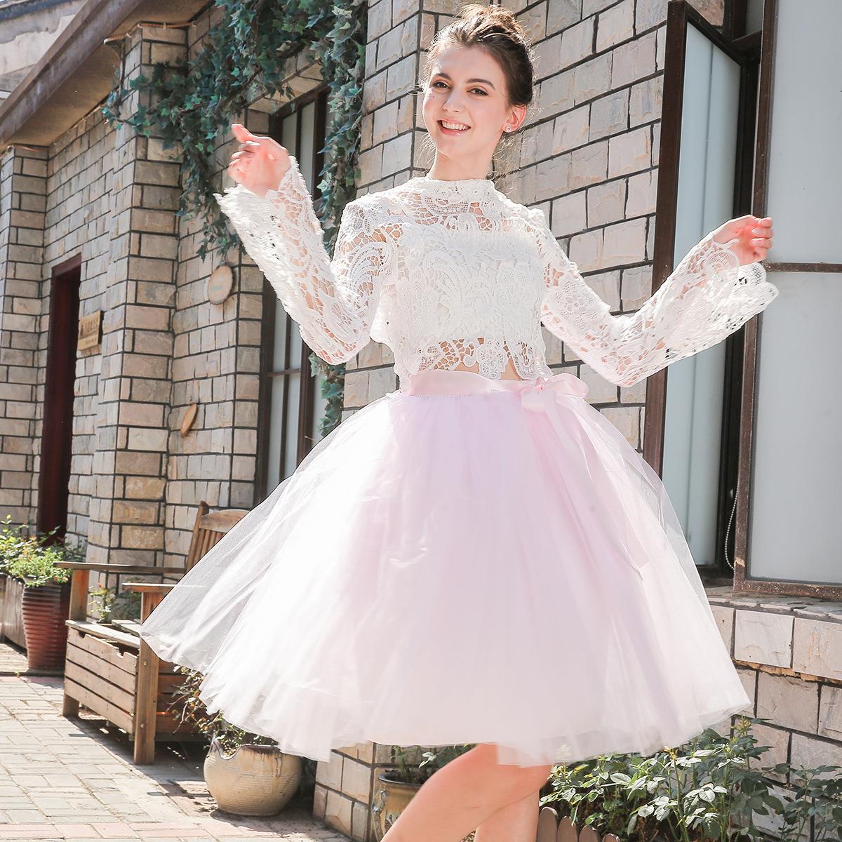 tulle tutu ballet mesh skirt skirt skirt dress Layered